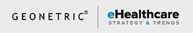 geonetric logo and ehealthcare strategy & trends logo