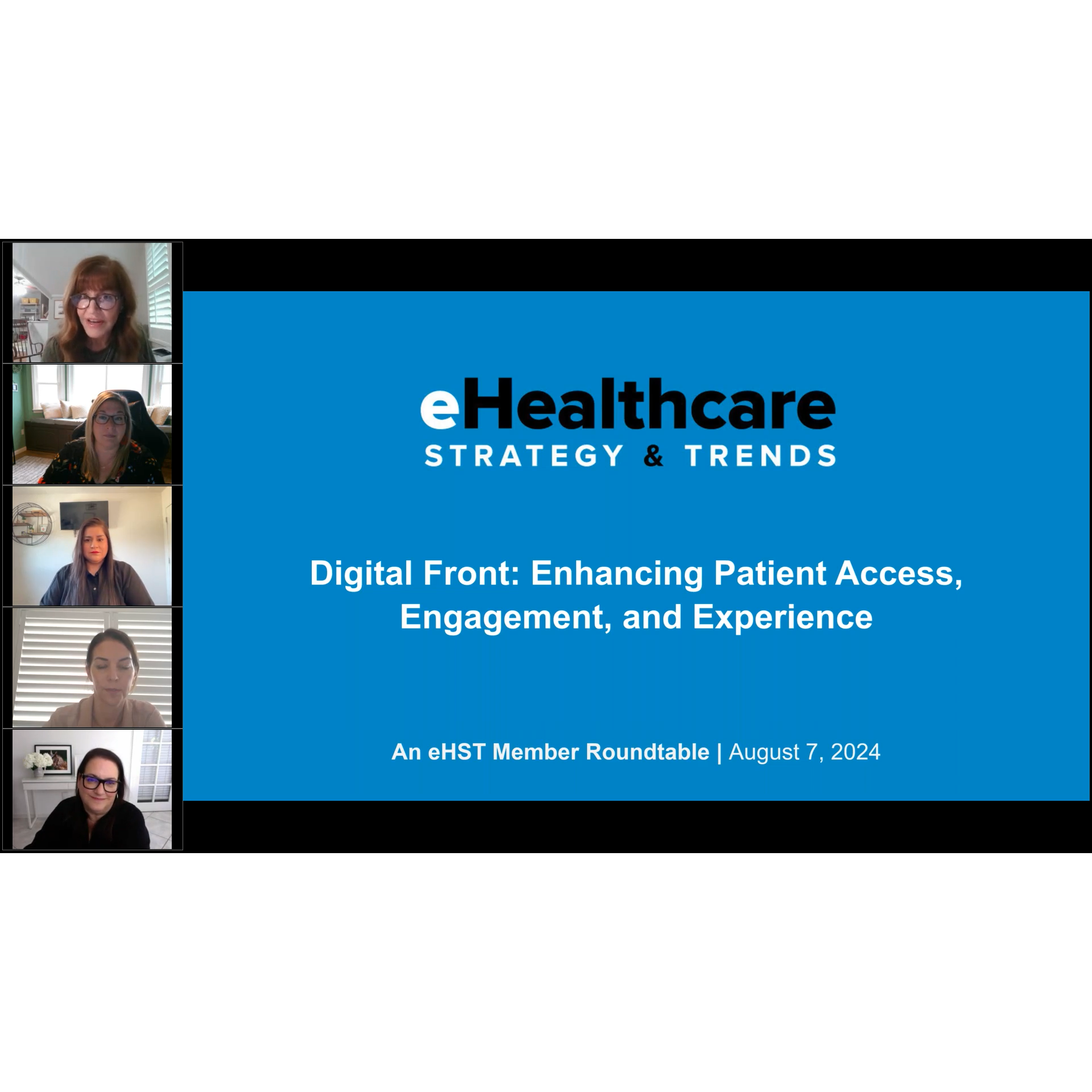 Digital Front Door_ Enhancing Patient Access, Engagement, and Experience speakers