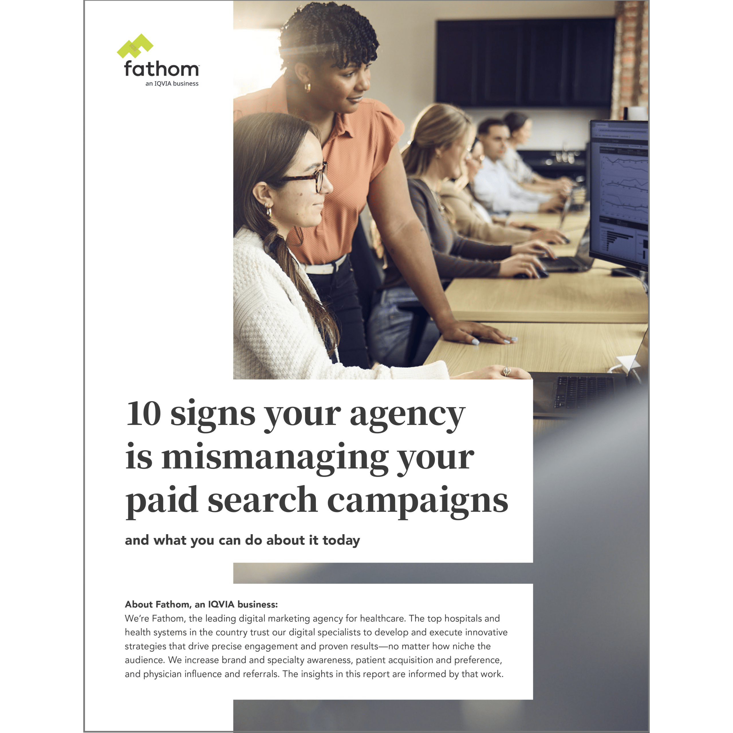 Fathom_10 Signs your Agency is Mismanaging your Paid Search Campaigns_Whitepaper_ft image