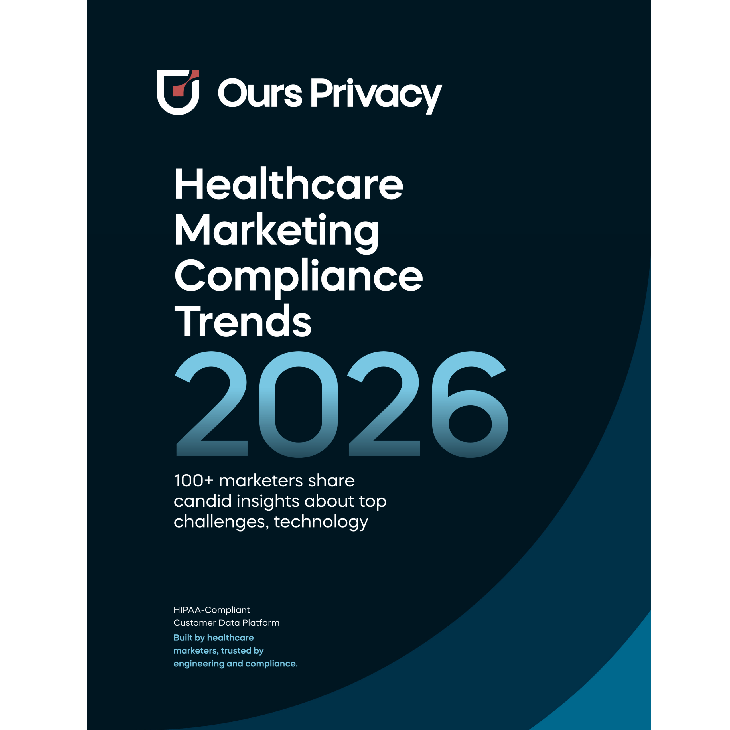 OursPrivacy eHealthcare 2026 Marketing Compliance Survey Report box